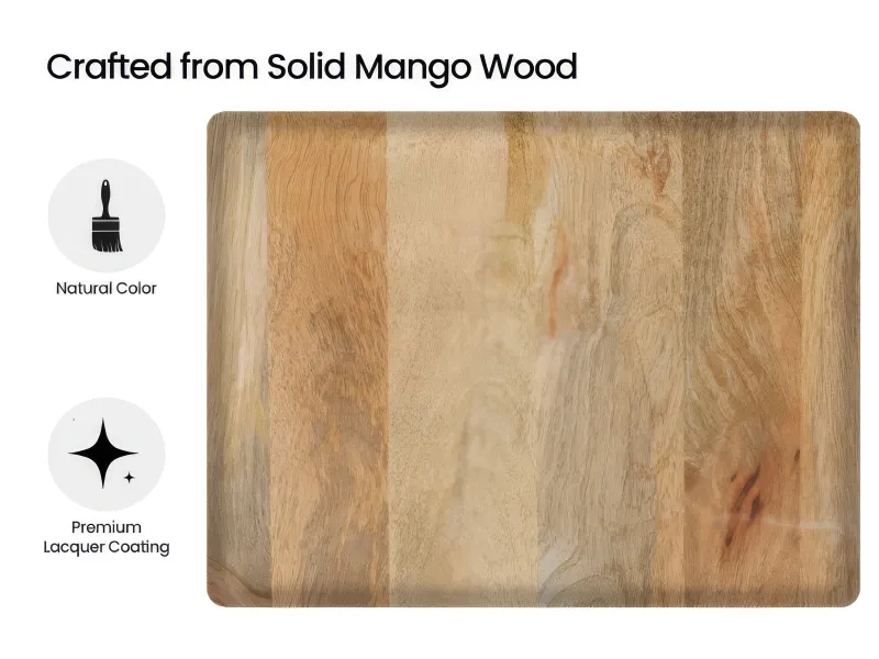 Erica Solid Wood Bedside Table